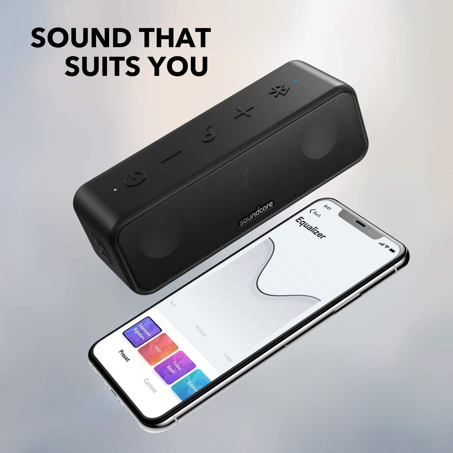 Portable Bluetooth Speaker - Wireless, IPX7 Waterproof, 24H Playtime, Pure Titanium Diaphragm Drivers, Partycast, Bassup, Custom EQ App - for Home, Shower, Outdoor, and Beach