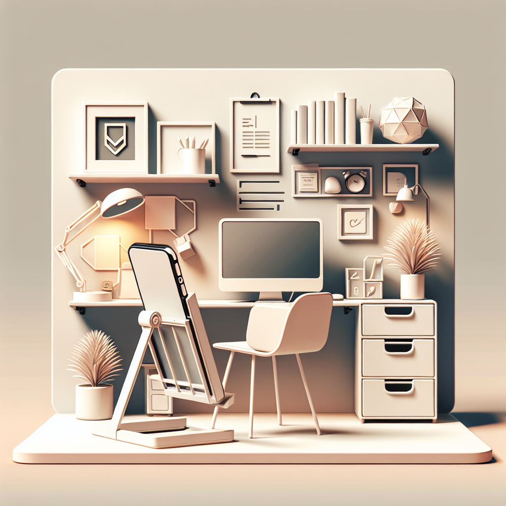 How a Foldable Phone Stand Can Revolutionize Your Home Office Setup