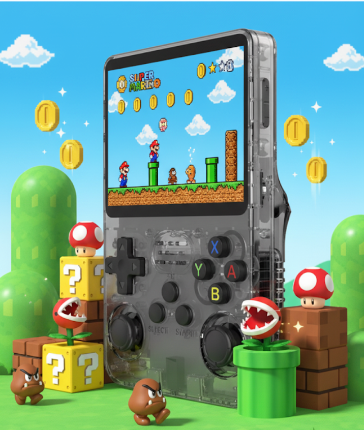 NEW R36S Retro Handheld Game Console Linux System 3.5 Inch IPS Screen Portable Pocket Video Player 64GB 128GB Games Kid Gift