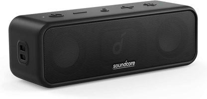 Portable Bluetooth Speaker - Wireless, IPX7 Waterproof, 24H Playtime, Pure Titanium Diaphragm Drivers, Partycast, Bassup, Custom EQ App - for Home, Shower, Outdoor, and Beach