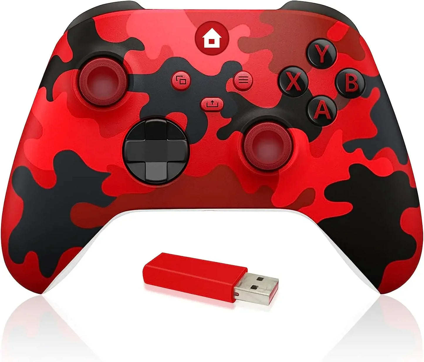 Wireless Controller Compatible with Xbox One, Xbox Series X S, Xbox One X/S, PC with 2.4Ghz Wireless Adapter Gamepad