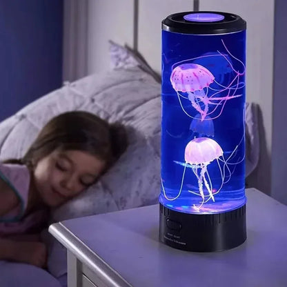 Simulated Jellyfish Light Home Bedroom Decoration Led Colorful Aquarium Night Lamp Birthday Gift