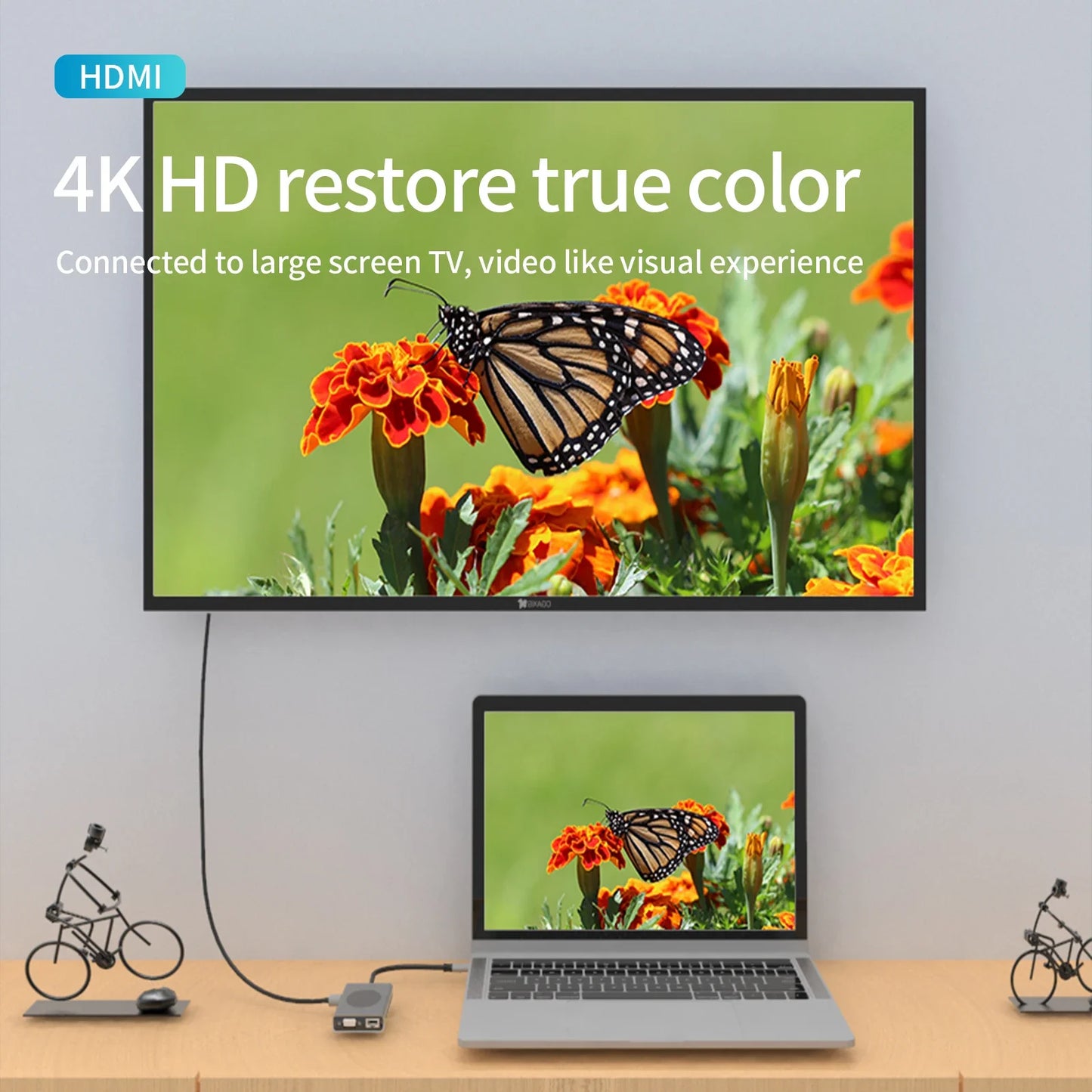 USB C to Hdmi-Compatible Type C HUB 4K 30Hz USB 3.0 HUB Adapter Dock PD 87W USB C Splitter for Macbook Pro Air Samsung S20 Dex