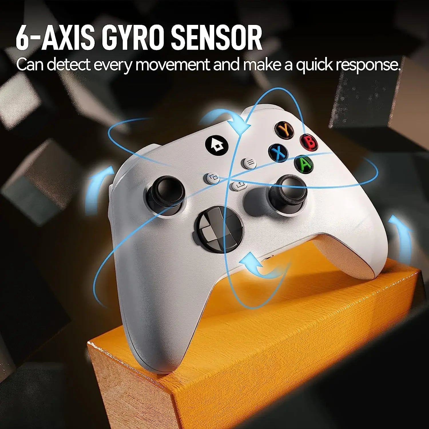 Wireless Controller Compatible with Xbox One, Xbox Series X S, Xbox One X/S, PC with 2.4Ghz Wireless Adapter Gamepad