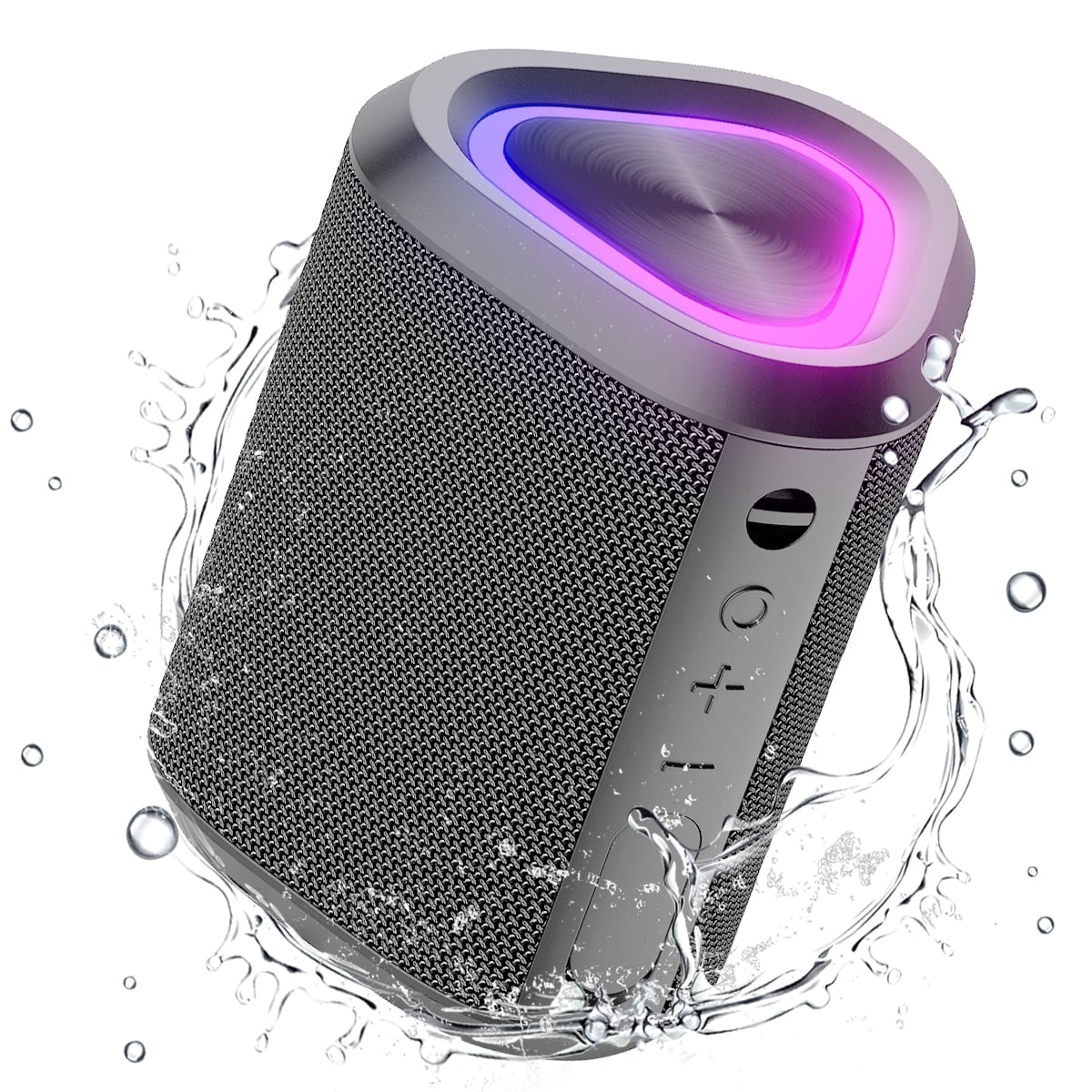 Bluetooth Speaker, Portable Wireless Bluetooth 5.0 Speaker with Stereo Bass, up to 100 Ft Bluetooth Range, IPX7 Waterproof Mini Bluetooth Speaker