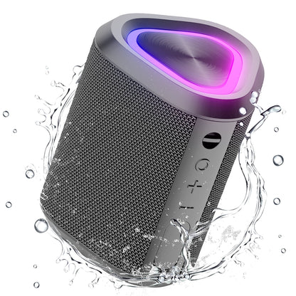 Bluetooth Speaker, Portable Wireless Bluetooth 5.0 Speaker with Stereo Bass, up to 100 Ft Bluetooth Range, IPX7 Waterproof Mini Bluetooth Speaker
