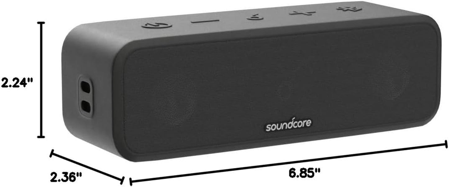 Portable Bluetooth Speaker - Wireless, IPX7 Waterproof, 24H Playtime, Pure Titanium Diaphragm Drivers, Partycast, Bassup, Custom EQ App - for Home, Shower, Outdoor, and Beach