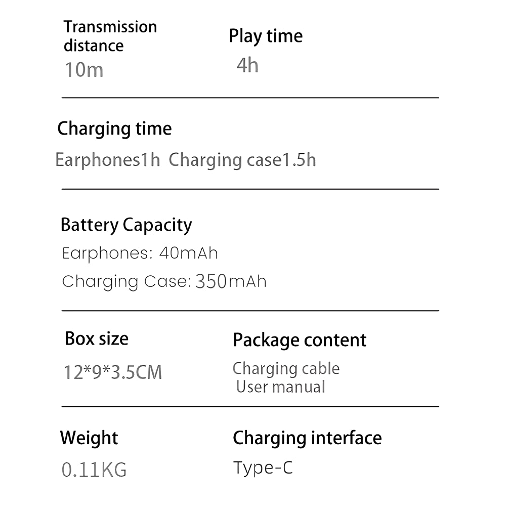 Intelligent Translate Earbuds - Real Time AI Voice Translator 98% Accuracy Support Online Offline 4 Translation Mode